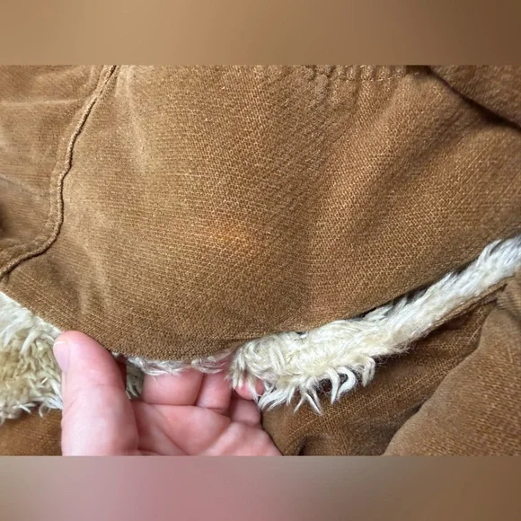 Abercrombie & Fitch Y2K Sherpa Lined Jacket XS - Picture 7 of 9